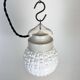 Vintage White Porcelain Pendant Light, 1970s