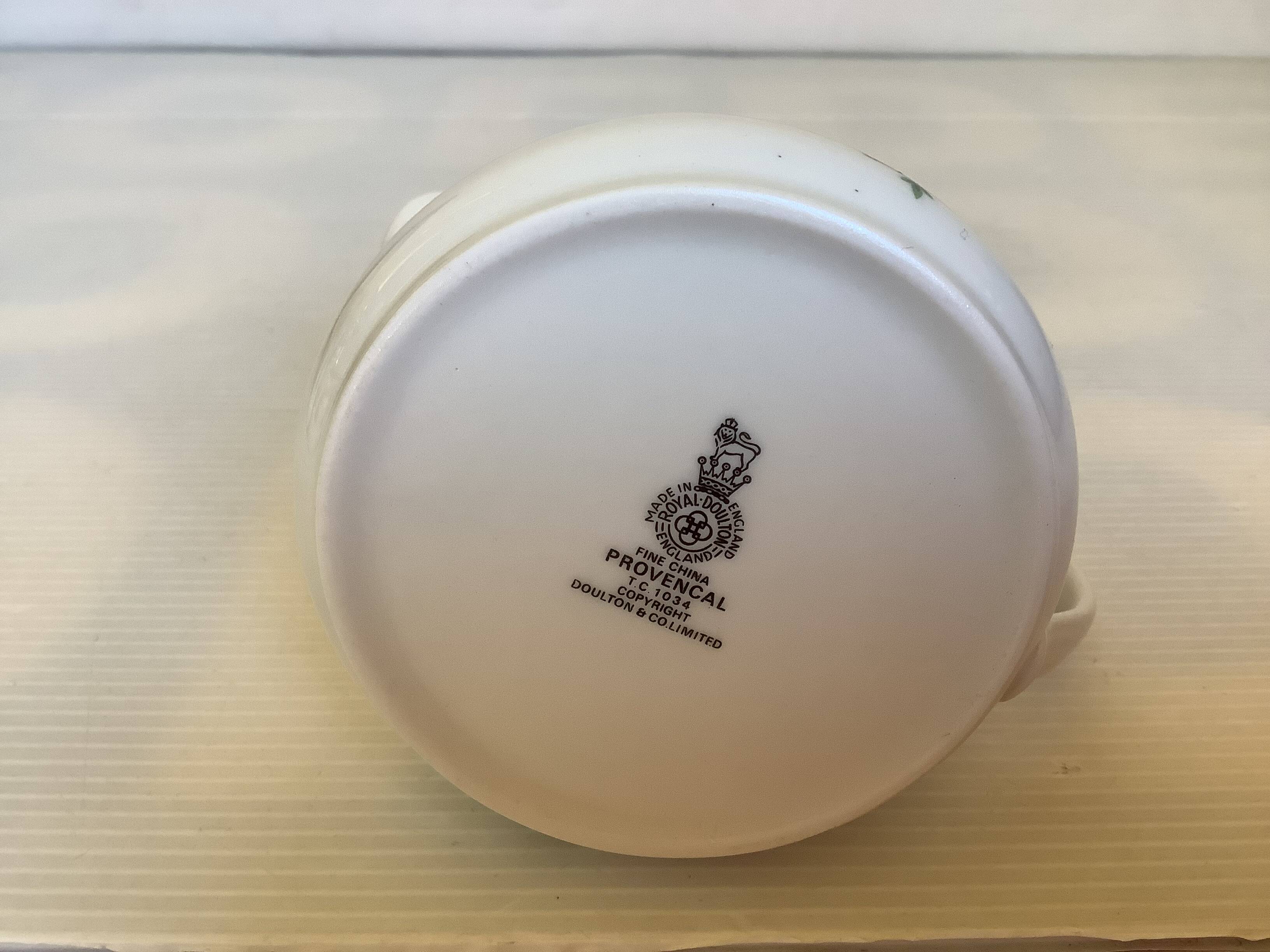 Doulton Royal Provençal Milk Jug Creamer