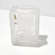 1970s modernist crystal vase, noritake, japan