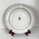 Set of 6 deep plates KG Lunéville "Réverbère"