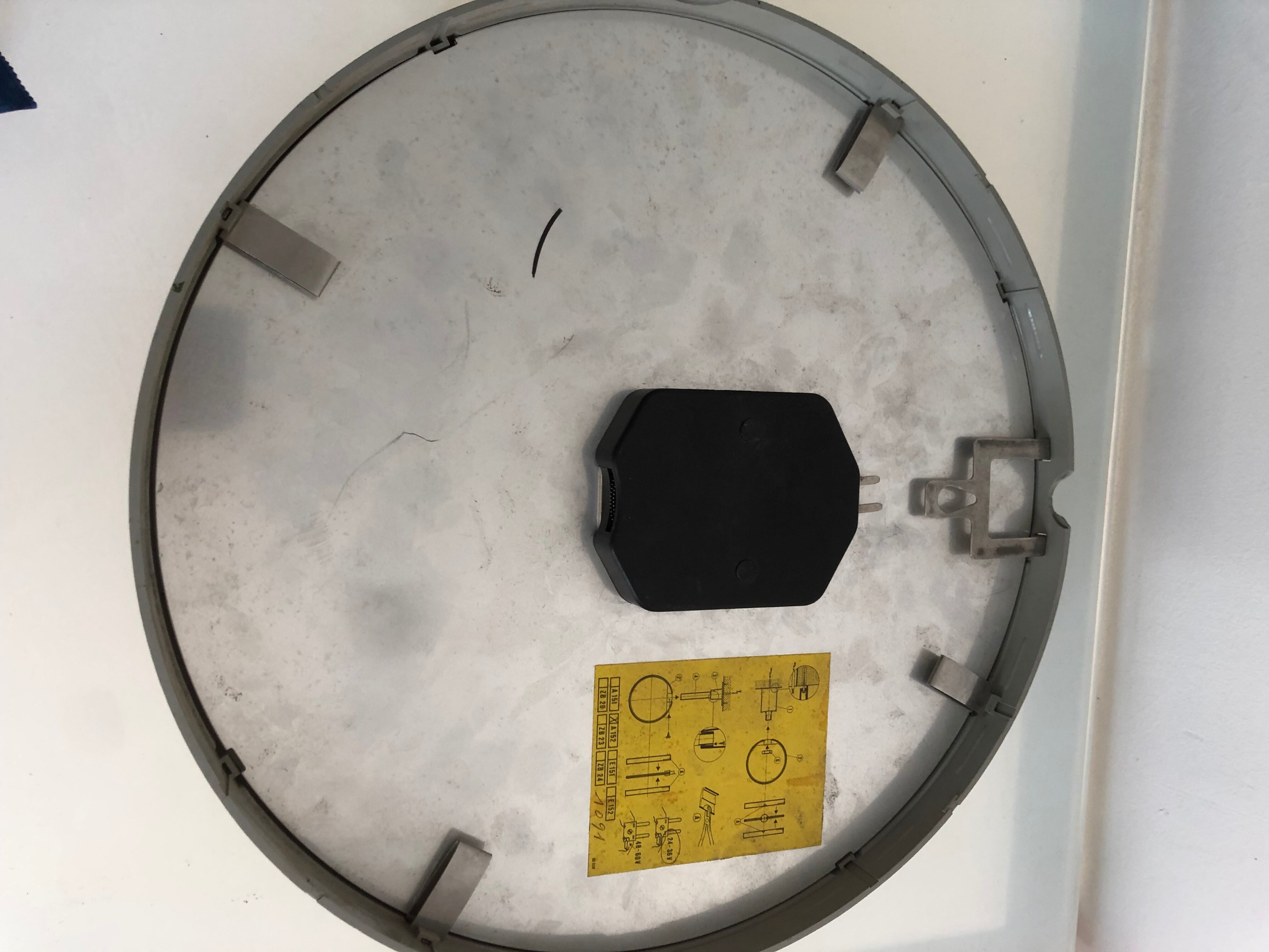 Vintage industrial clock bodet gorgy timing