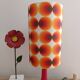 Lampe à poser ambiance seventies | imprimé psychédélique style vintage