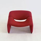 Artifort Groovy F598 M-Chair by Pierre Paulin in red