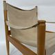Danish safari chair by Erik Wørts for Niels Eilersen, Denmark 1960s