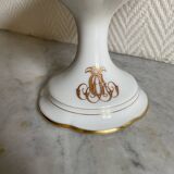 Coupelle monogramme piédouche
