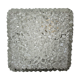 Holophane brand square wall light in moulded thick glass