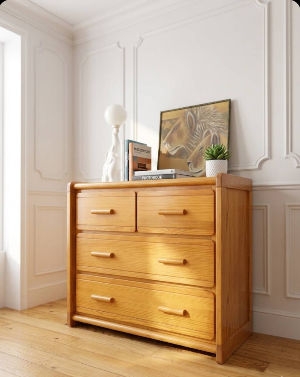 80's commode in Gautier pine