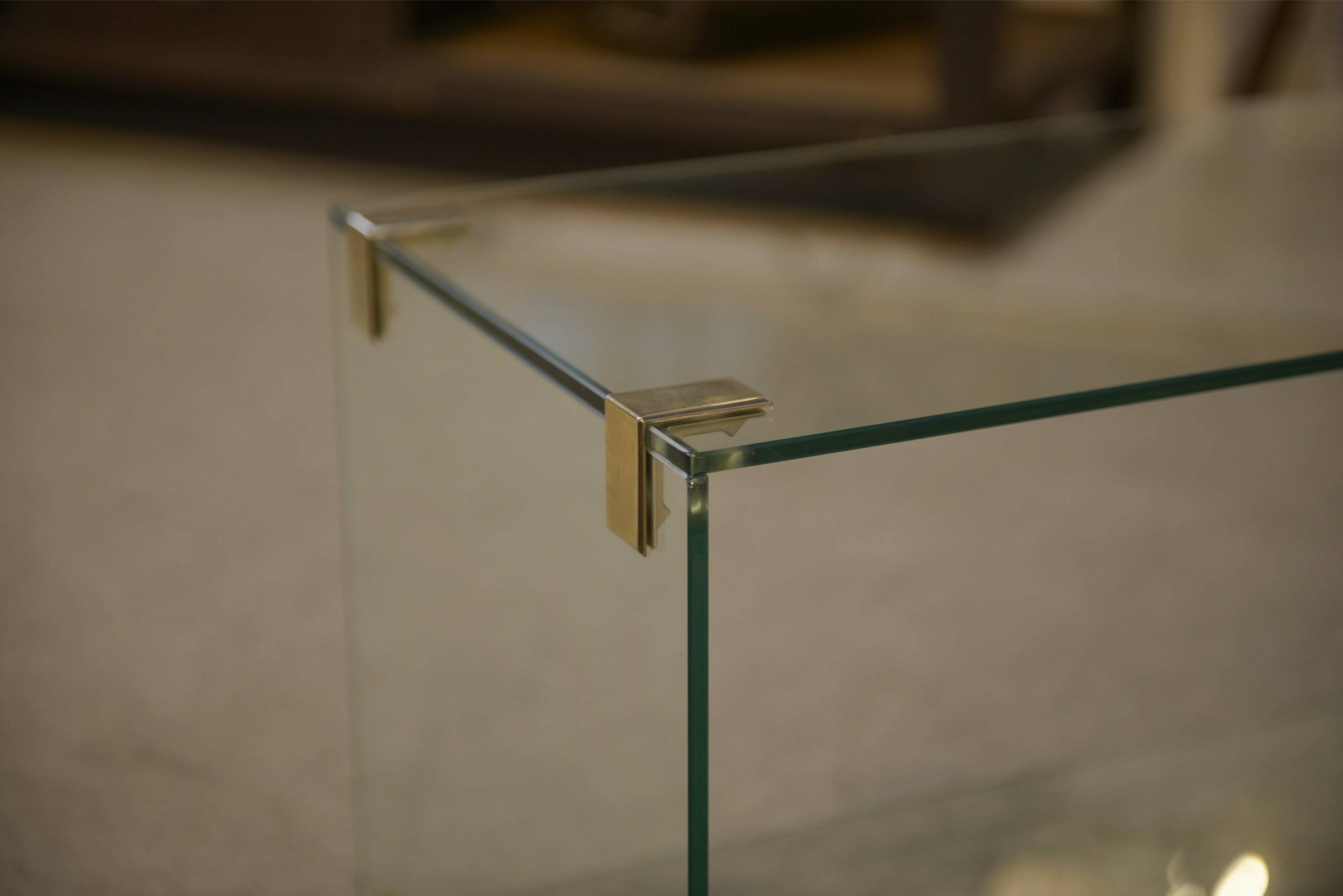 Glass coffee table by Roche Bobois 1960s