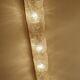 Large Vintage Murano Glass Brass Wall Lamp