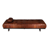 Daybed ‚DS-80‘ in Cognac Patchwork Leather by De Sede | Switzerland 1970s