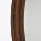 Grand miroir ancien ovale en bois