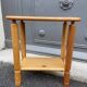 Scandinavian bedside pair Wood pine fir vintage design 1970/1980