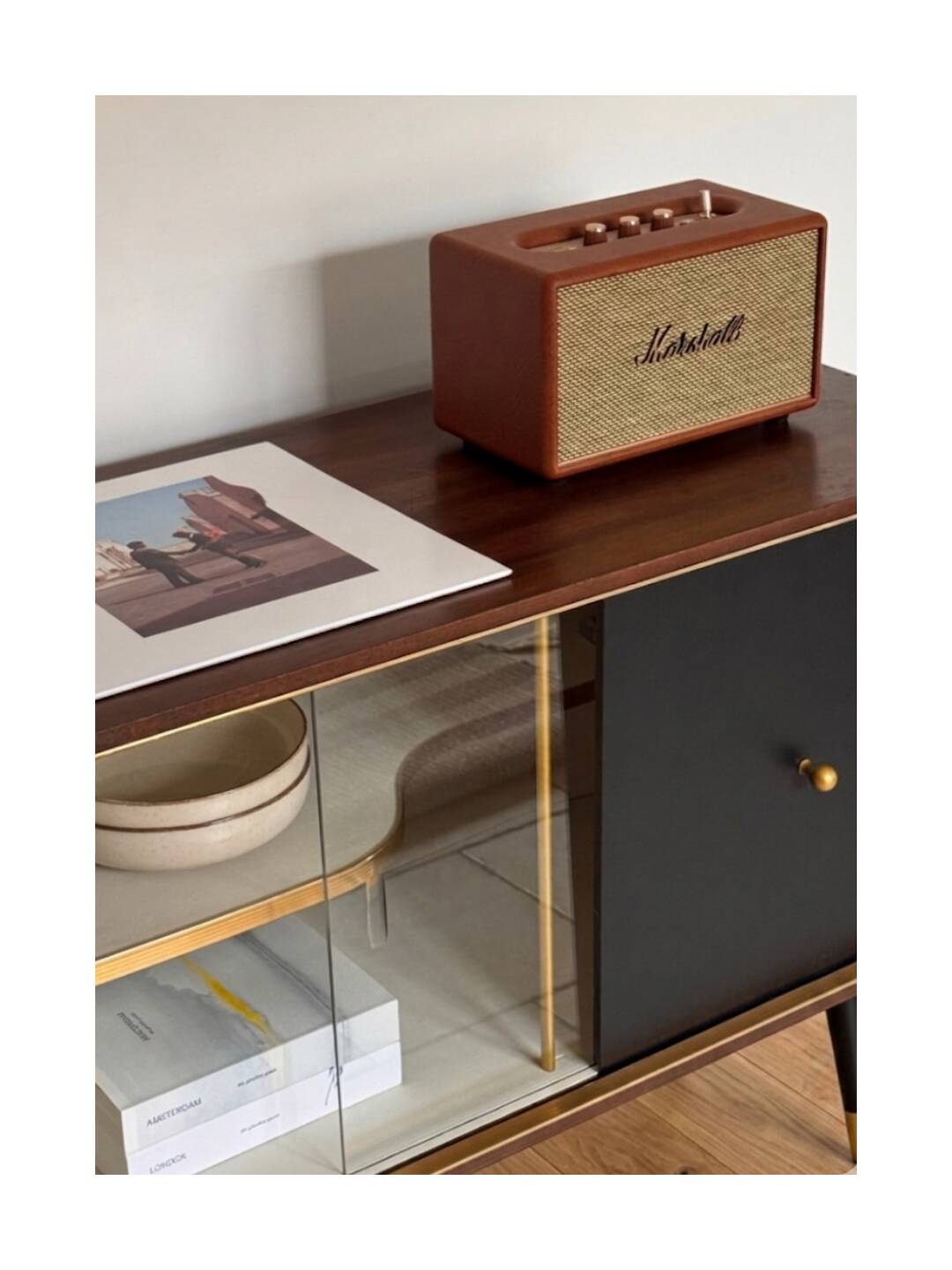 Cabinet Moderniste À Niche Architecturale - Année 60