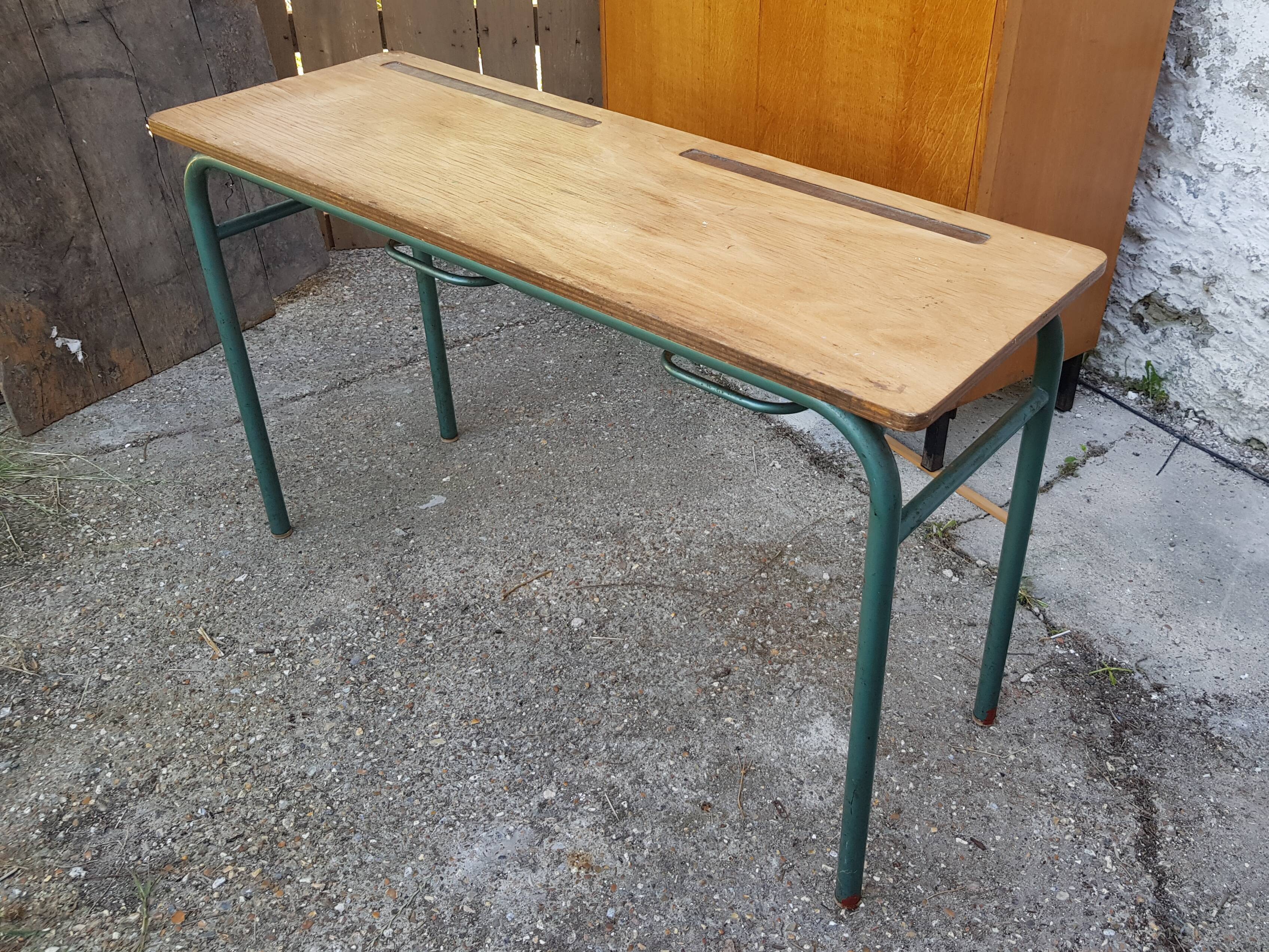 Hitier double-style school desk 1960