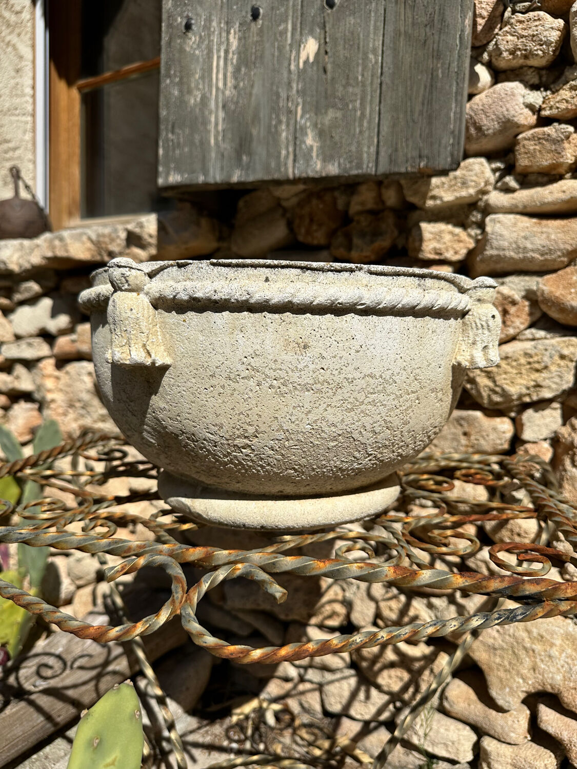 Stone planter