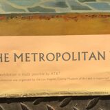 Exhibition poster by David Hockney The Metropolitan Museum of Art, 1988 (Large format)