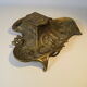 Brass inkwell