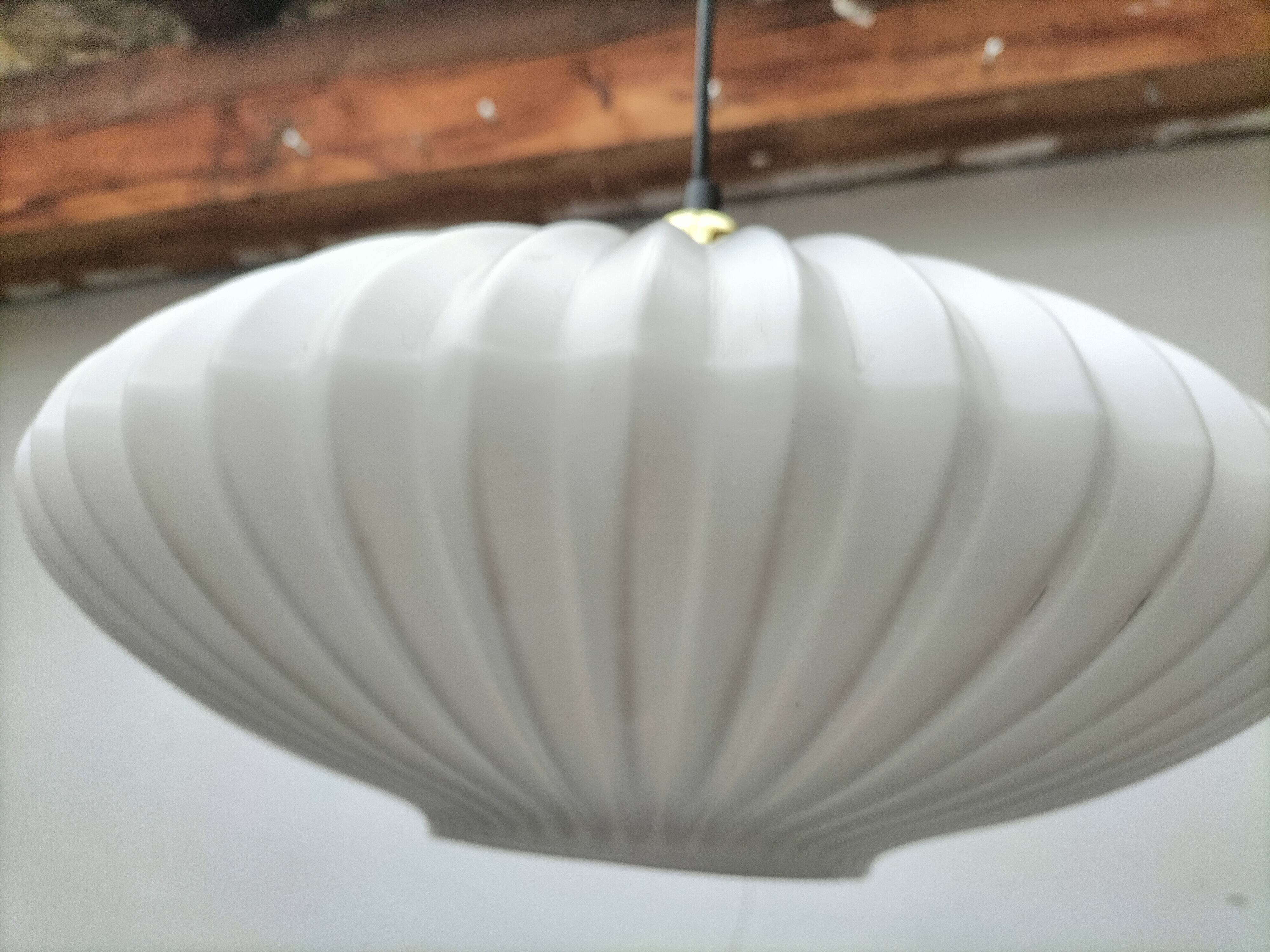 Vintage glass pendant light