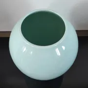 Vintage glazed ceramic vase