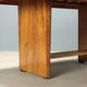 Vintage walnut veneer table, design, Italy, 1940s