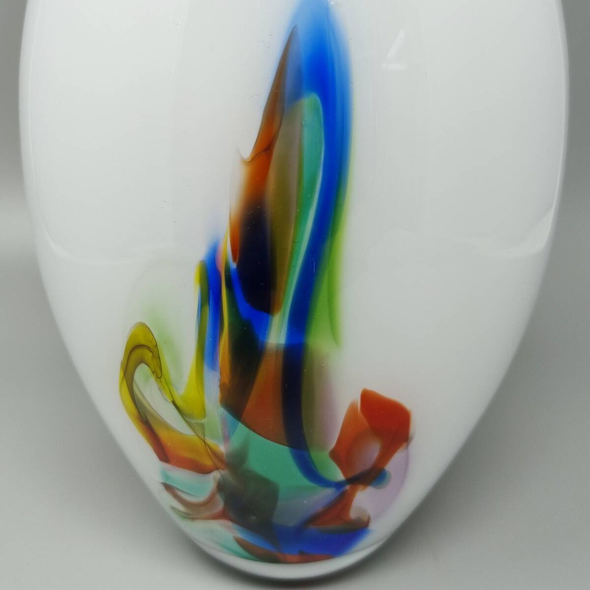 Vase des années 1970 fabriqué à la main à Murano