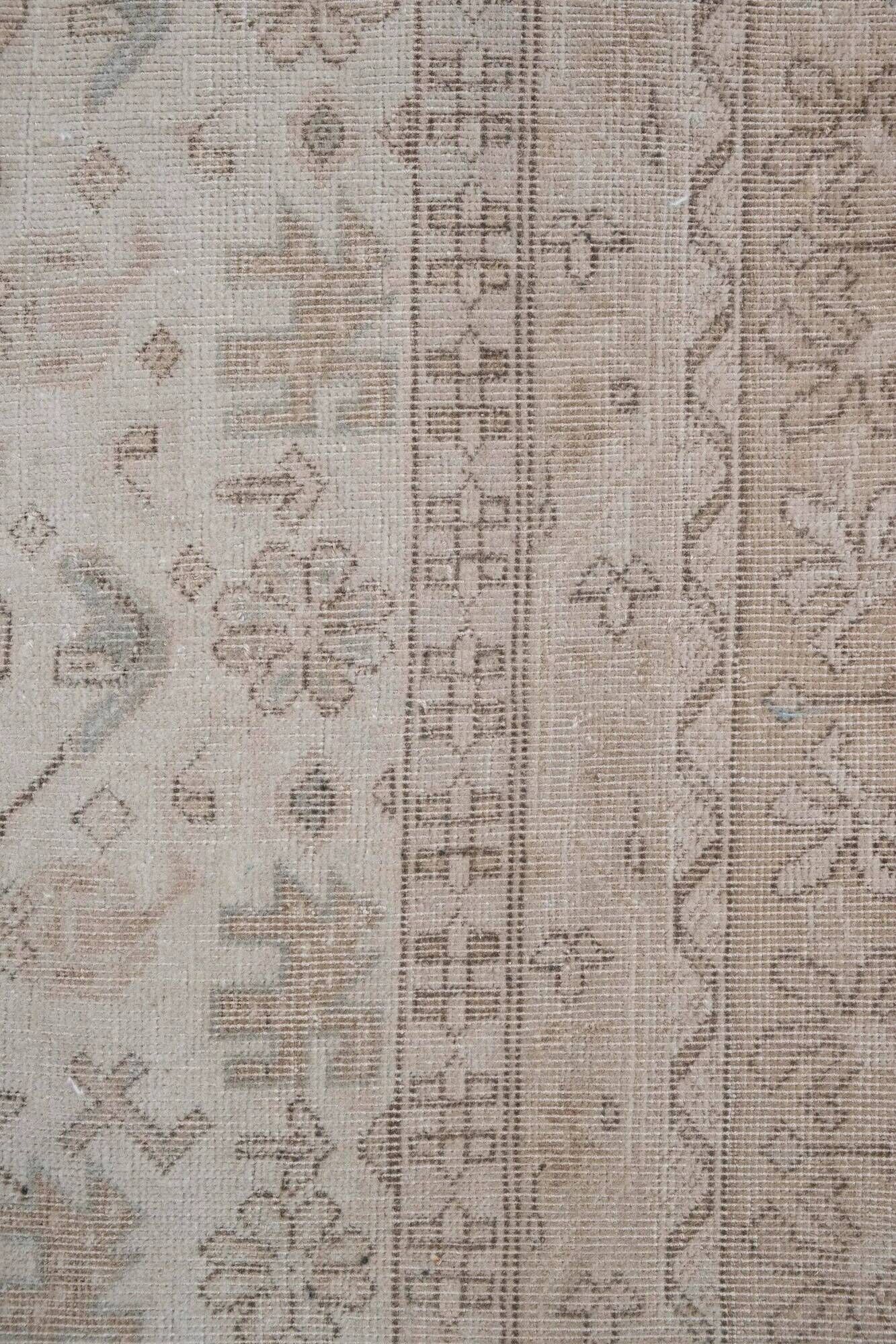 Vintage Turkish hallway rug 100x285 cm