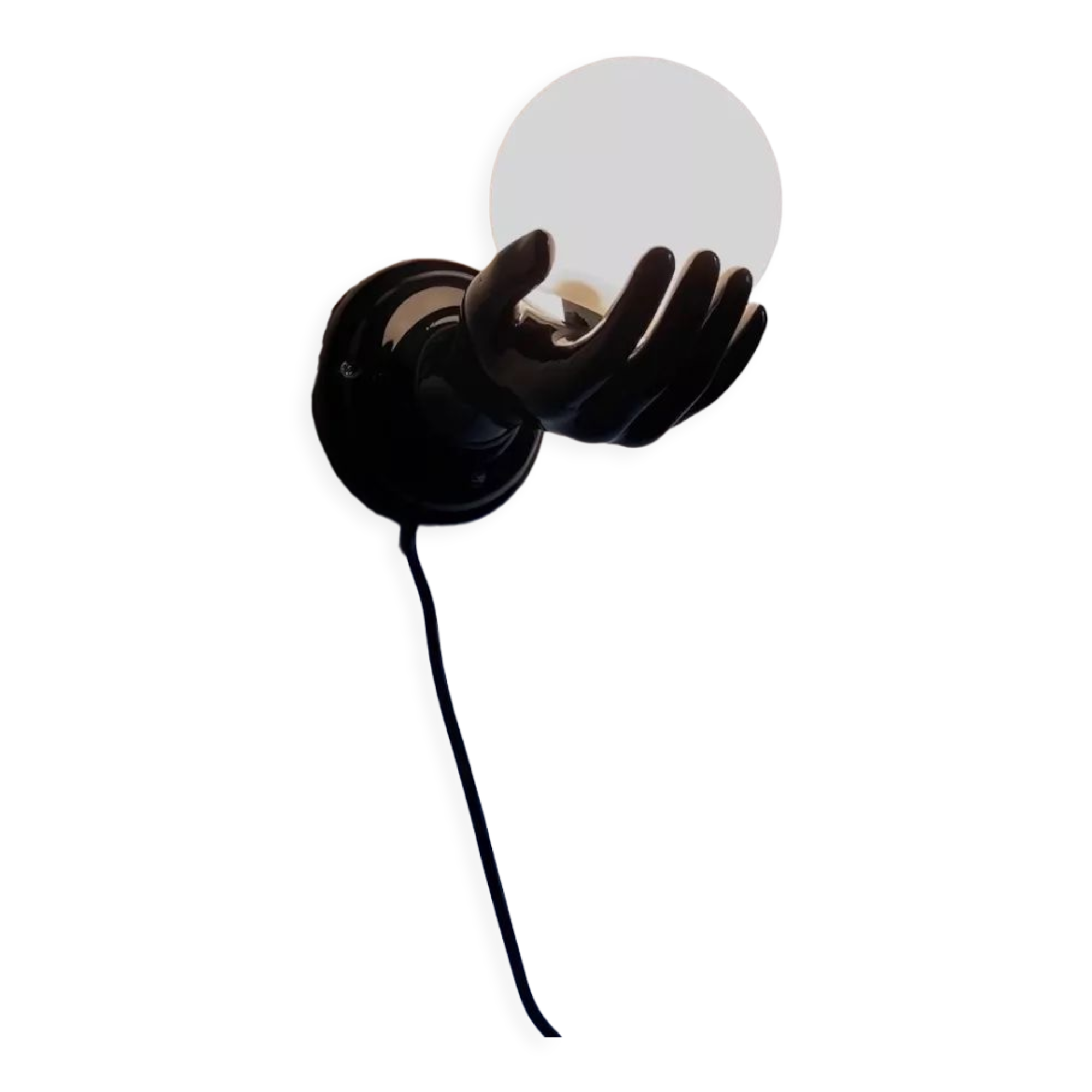 Vintage hand ceramic wall lamps