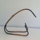 Lacquered metal and rattan bottle holder