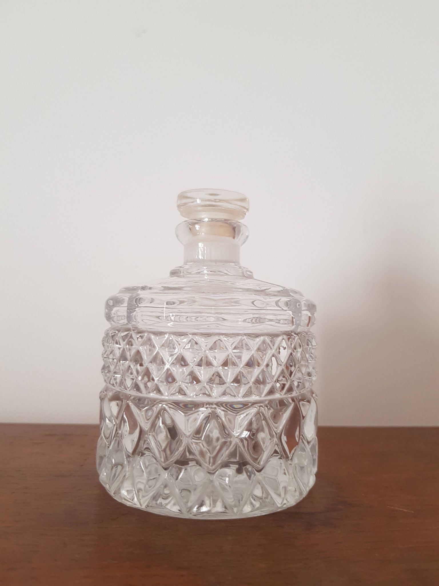 Crystal perfume bottle