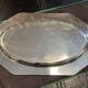 Silver-plated metal tray Christofle model Villars