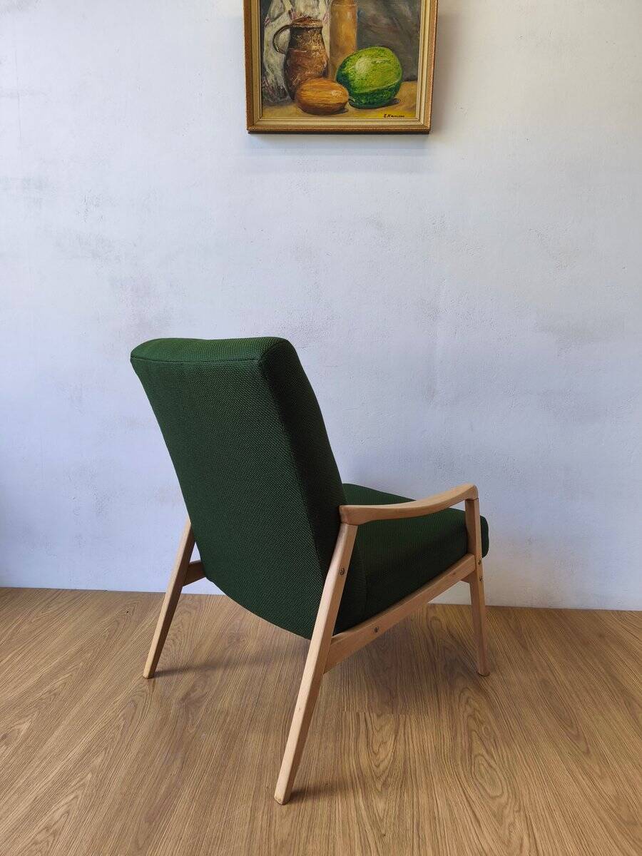 Vintage Lounge Chair by J. Jiroutek, Czechoslovakia, 1960s