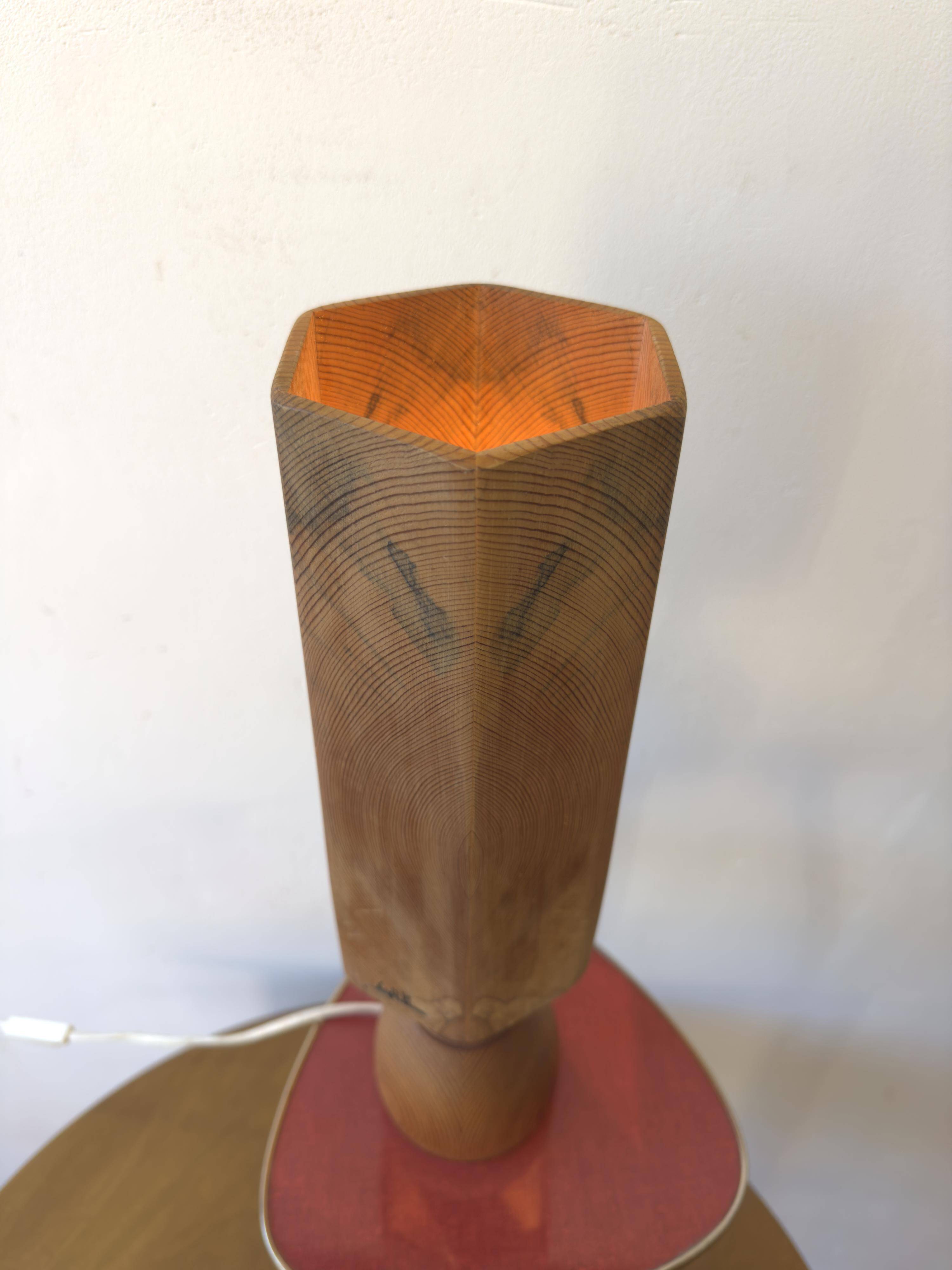 WOODEN TABLE LAMP, Leif Wikner, Persåsen.