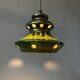 Green pendant lamp west Germany ceramic Fat Lava