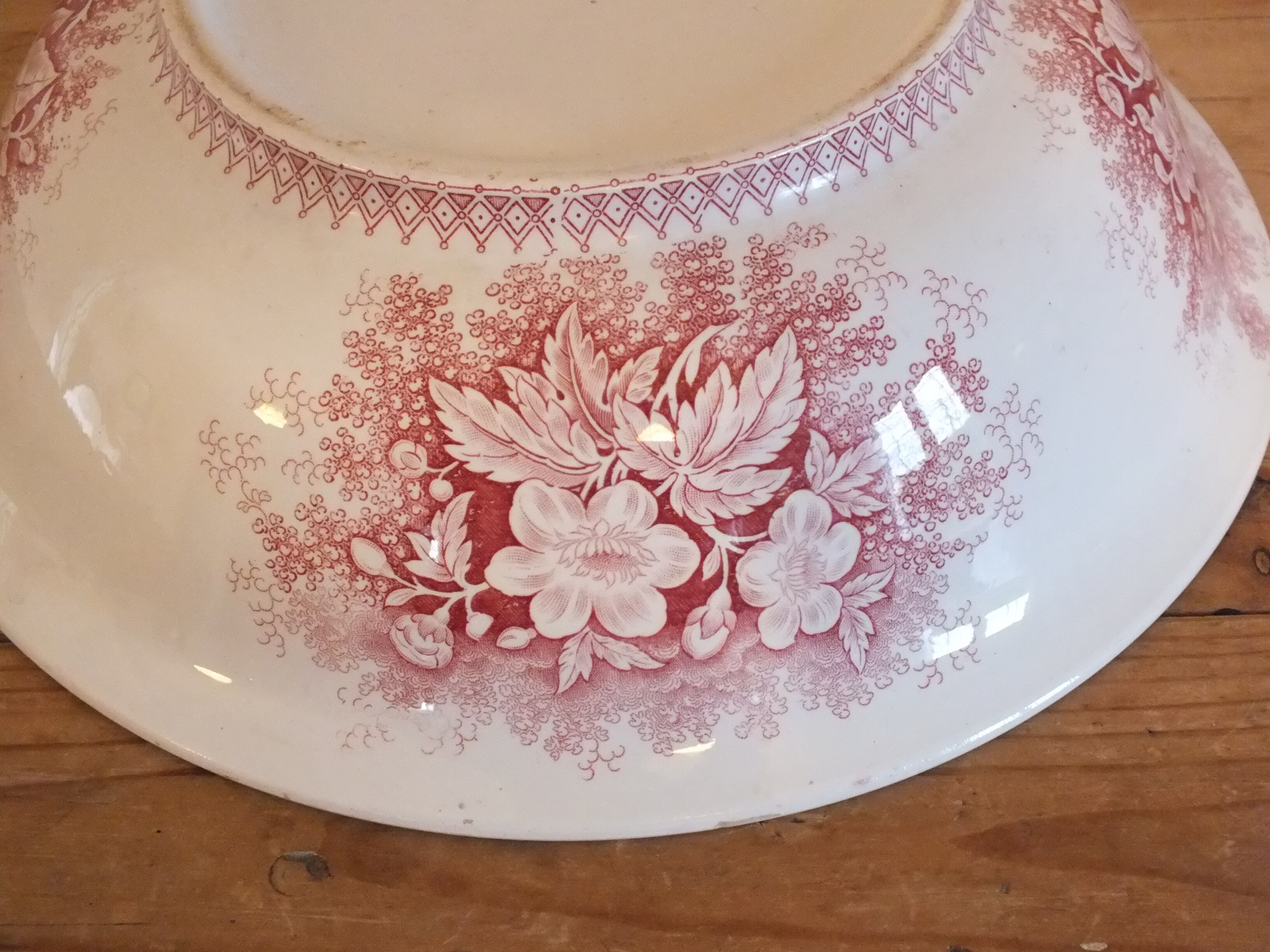 Bowl Sarreguemines U&C model Planter Pink