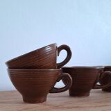 Tasses ou bolée à cidre en grès