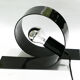 Lampe à poser design en métal laqué noir