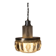 Mid-century chandelier with pendants