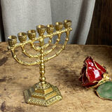 Candle holder, seven-branched menorah, Wainberg
