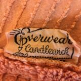 Candelwick plaid bedspread