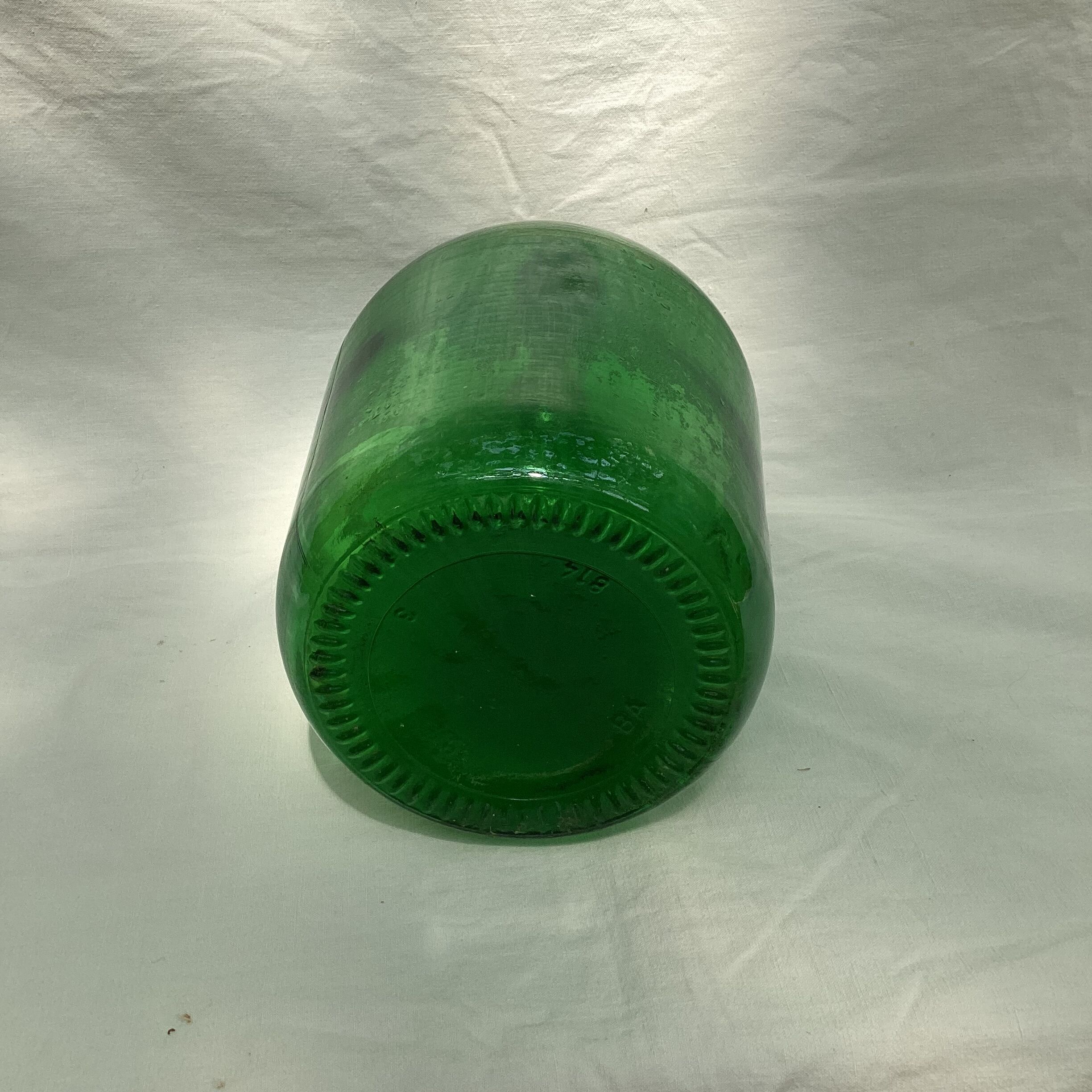 Lady -jeanne bottle dark green color - 6 liters