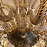 Large Murano glass chandelier – 12 lights – early 20th century