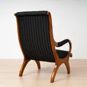 19th-Century Biedermeier Cherrywood Armchair, Germany, circa 1830-1850