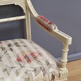 Louis XVI style lounge with benches and armchairs – 2nd part of the 20th century