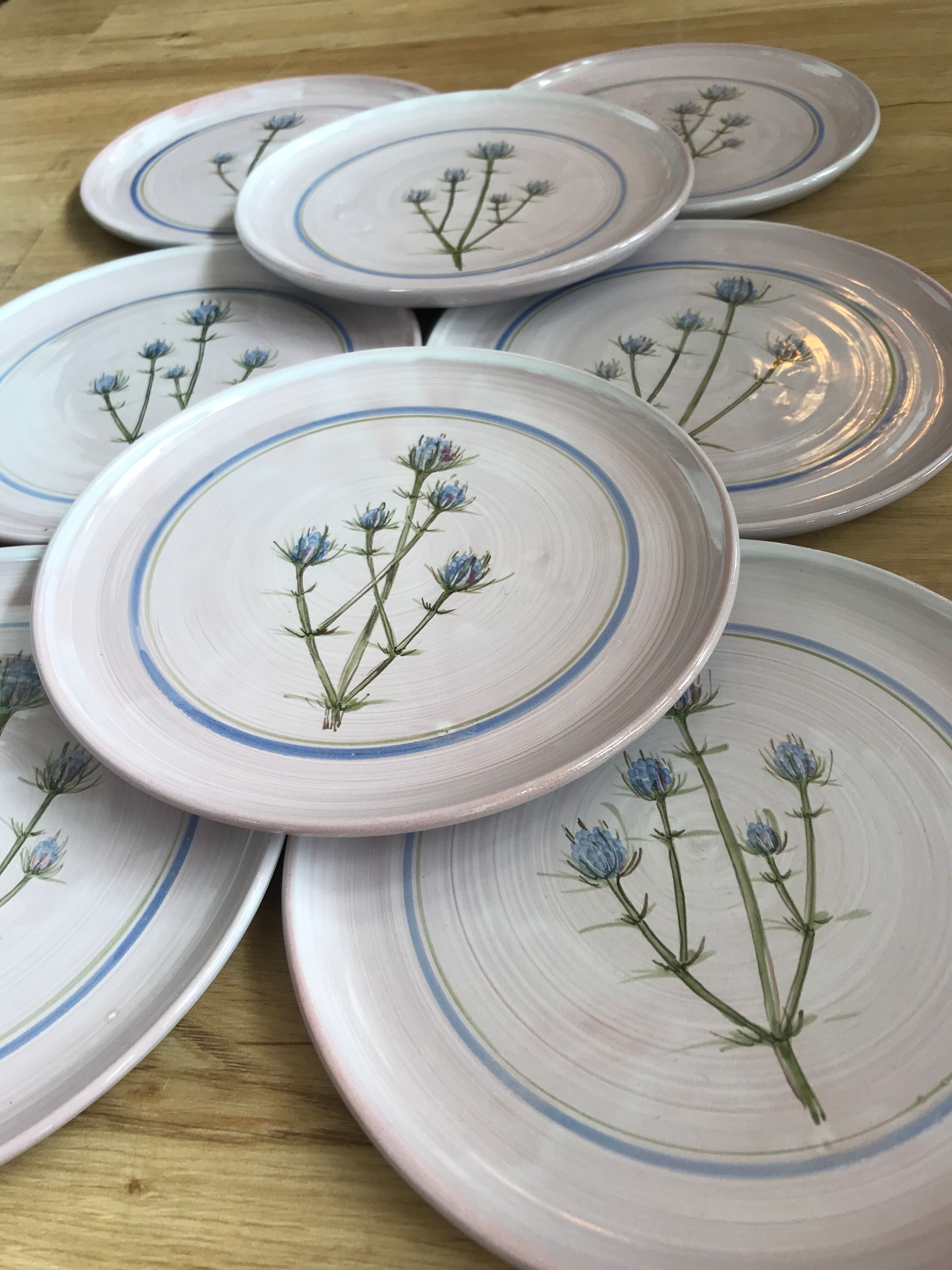 Assiettes dessert vintage