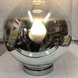 Silver glass ball lamp 1970