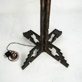 Rare Italian Brutalist floor lamp by Longobard. Italy 1970s