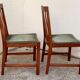 Pair of Scandinavian teak and velvet chairs from the 1960s.