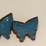 Enamelled brass butterfly box