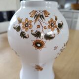 Moustiers earthenware vase