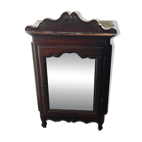 Antique display cabinet in carved wood – Louis XV style – 19th century